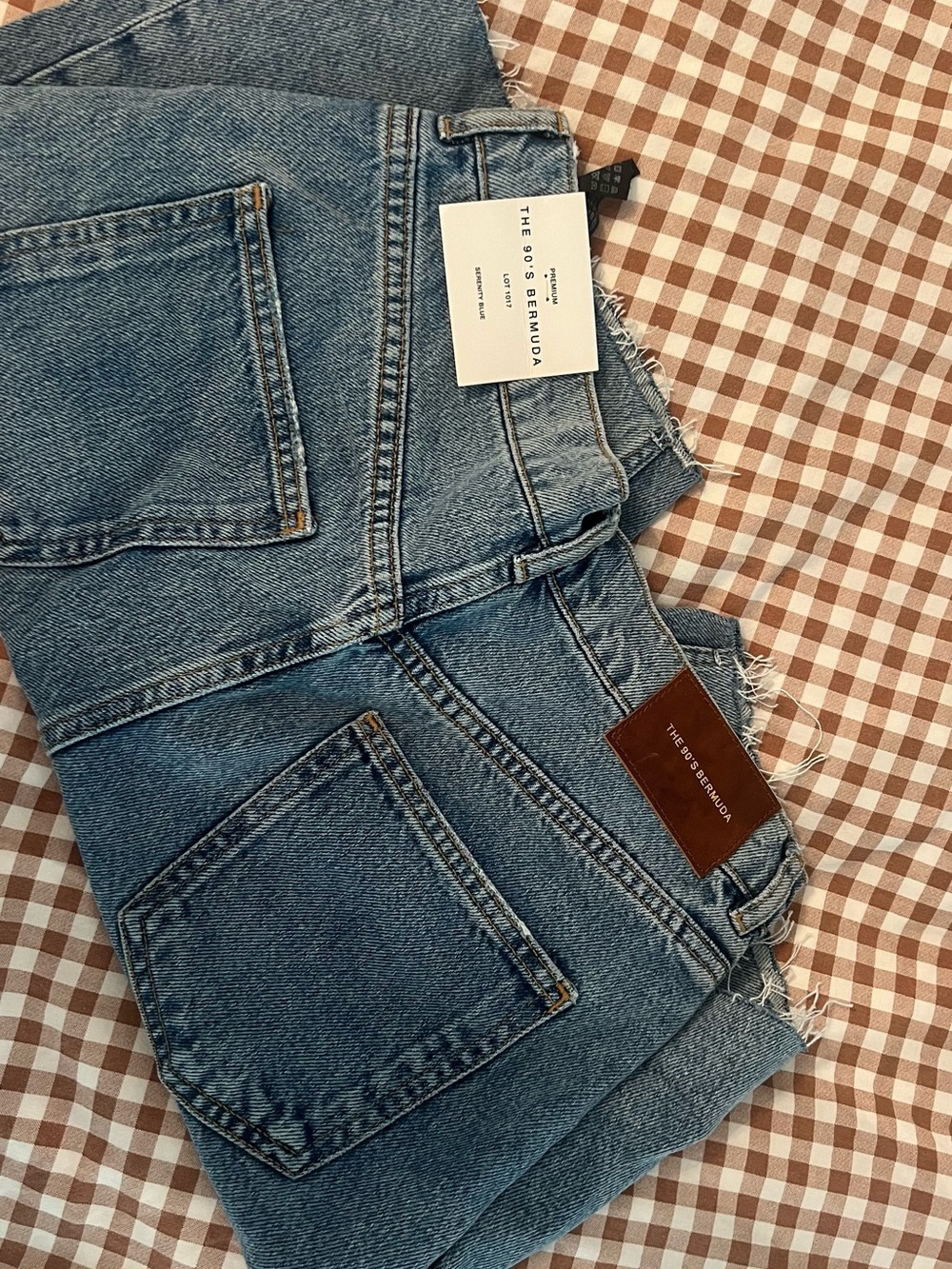Zara 90s Bermuda short in serenity blue size 6. New with tags - Picture 2 of 3